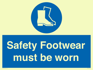 Safety Footwear must be worn